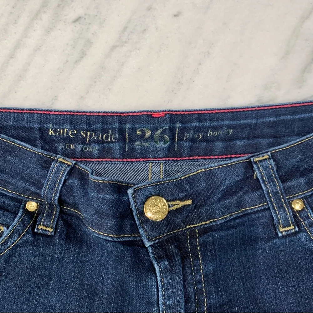 Kate Spade Perry Street Skinny Jeans, Size 26 – Dark Wash Denim‎